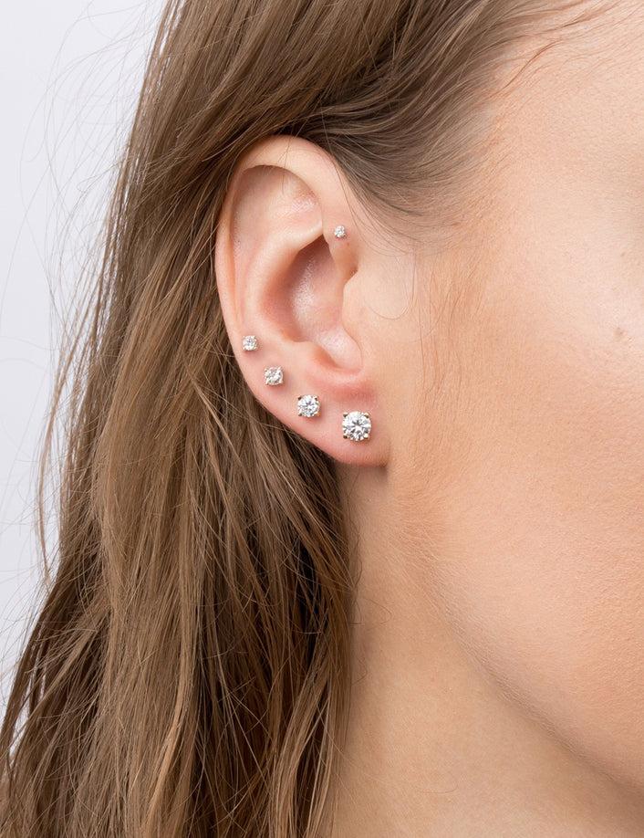 Lab Grown Diamond Stud Earrings