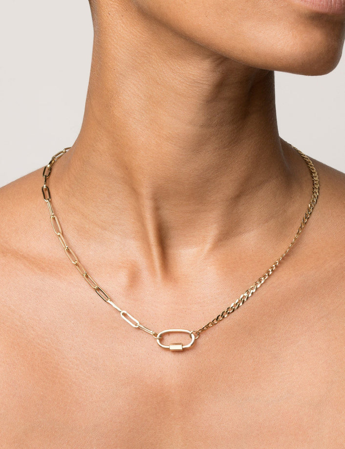 AURATE X KERRY: Lioness Chain Necklace