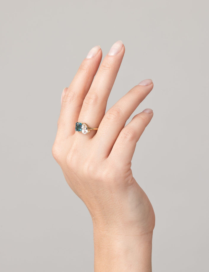 Ready-to-Ship Toi et Moi Gemstone Classic Ring