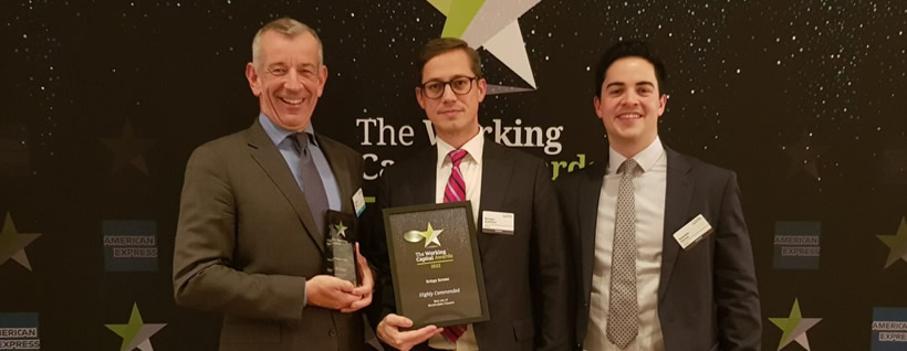 Krispy Kreme Highly Commended Best Use of Receivables Finance at the 2022 Working Capital Awards in Amsterdam for using Orbian’s fixed interest rate Supply Chain Finance solution