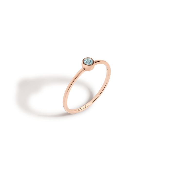 Birthstone Solitaire Ring