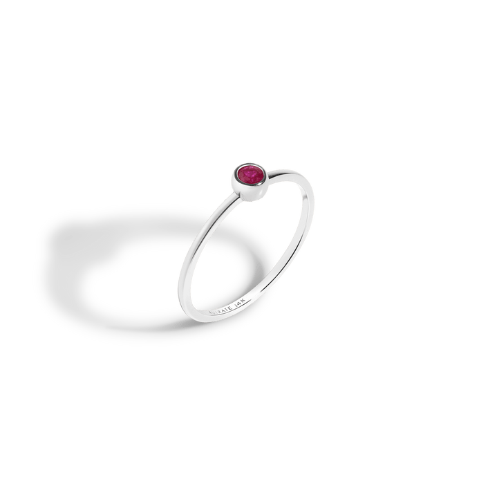 Birthstone Solitaire Ring