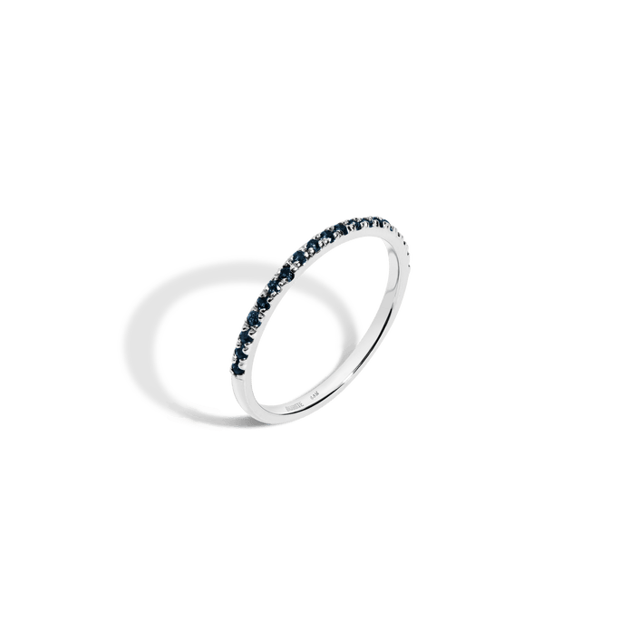 Half Gemstone Eternity Ring