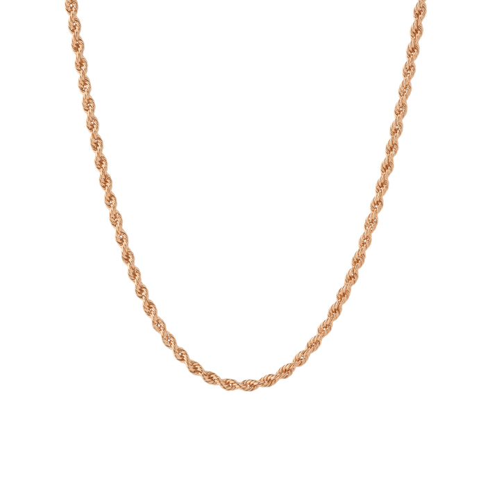 Gold Rope Chain Necklace