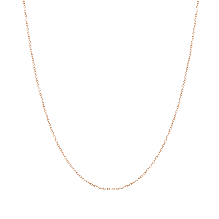 Gold Diamond Cut Chain Necklace