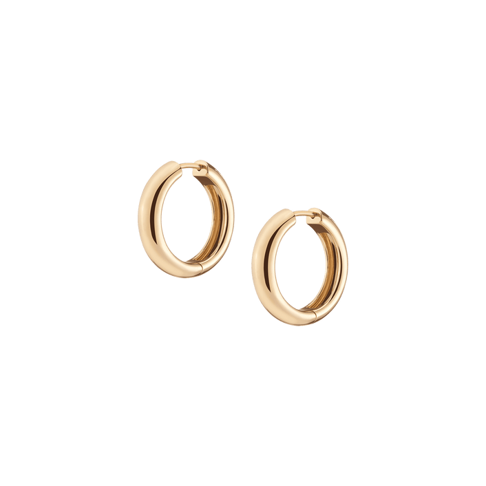 Medium Chunky Hinged Hoop Earrings