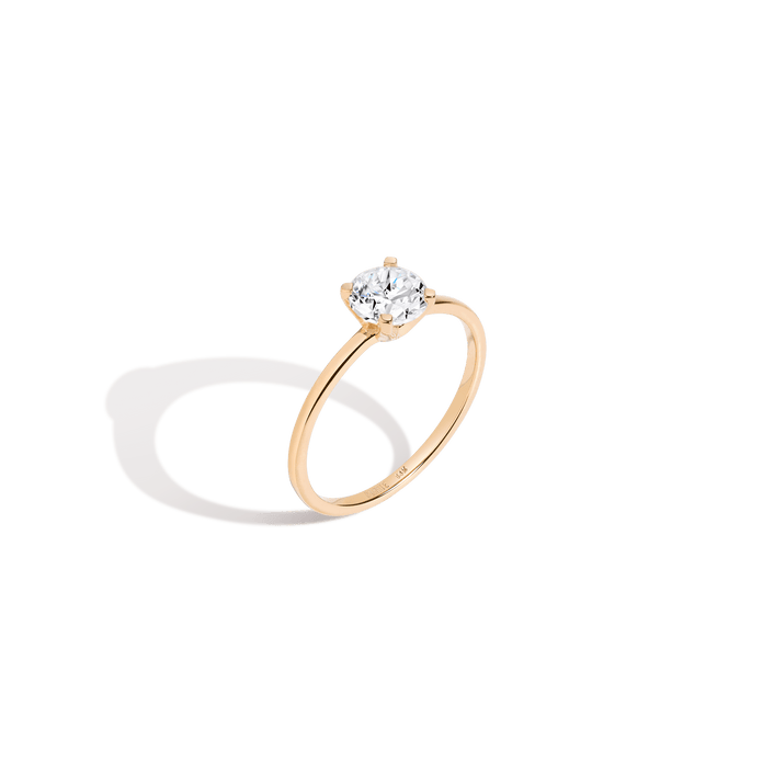 Round Solitaire Diamond Ring