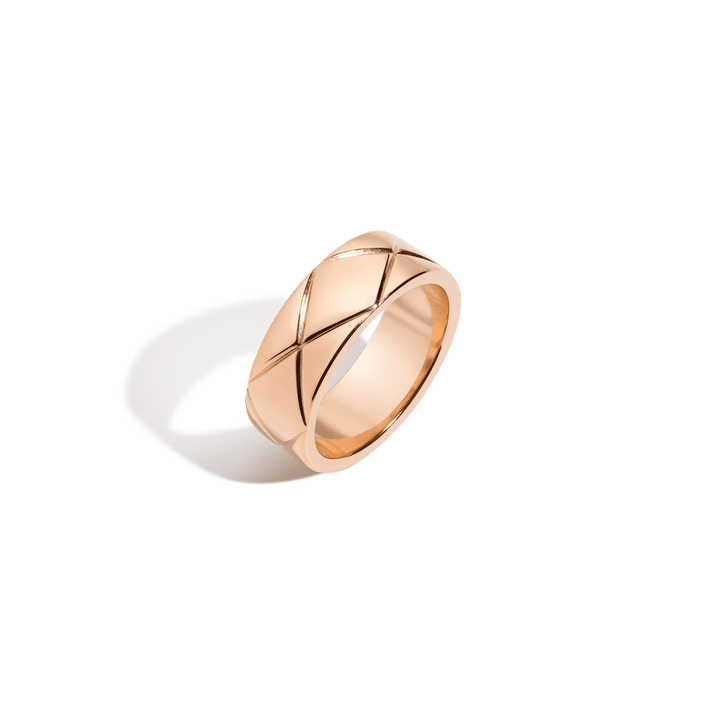 Quilted Gold Ring