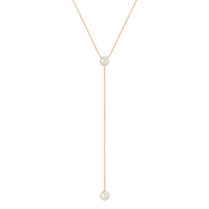 Pearl Lariat Necklace