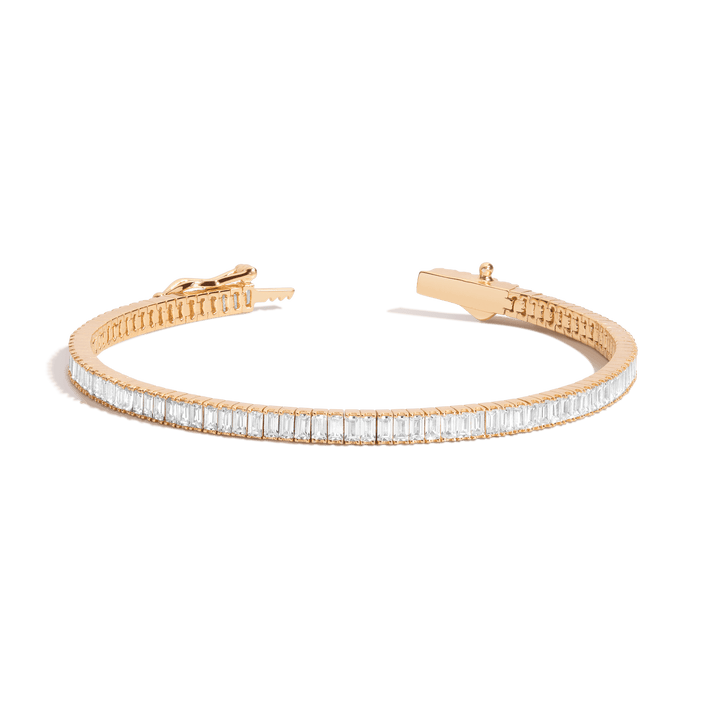 Baguette Diamond Tennis Bracelet