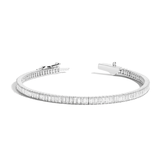 Baguette Diamond Tennis Bracelet