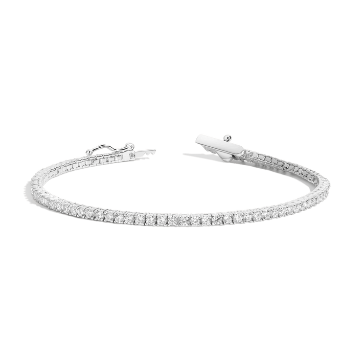 White Sapphire Tennis Bracelet