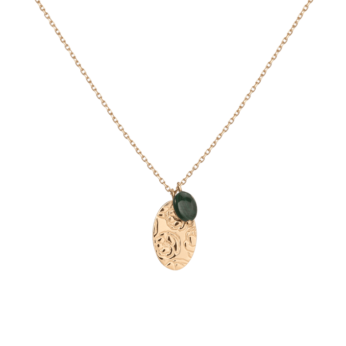 AURATE X MACENNA: Rose Garden Pendant Necklace