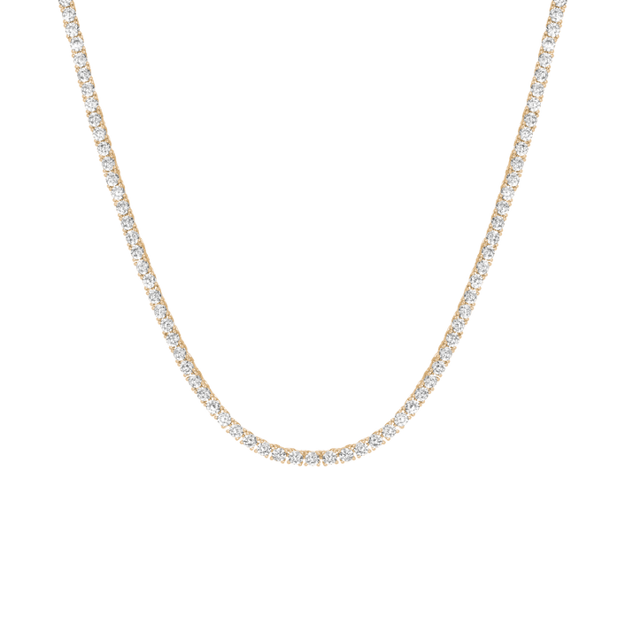 White Sapphire Tennis Necklace