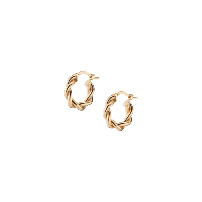 Bold Twisted Hoop Earrings