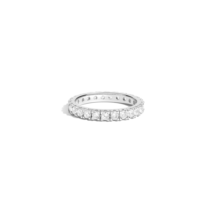 White Sapphire Eternity Ring