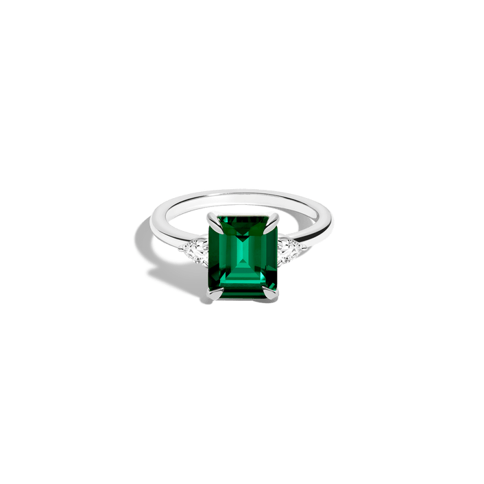 Emerald Gemstone Cocktail Ring
