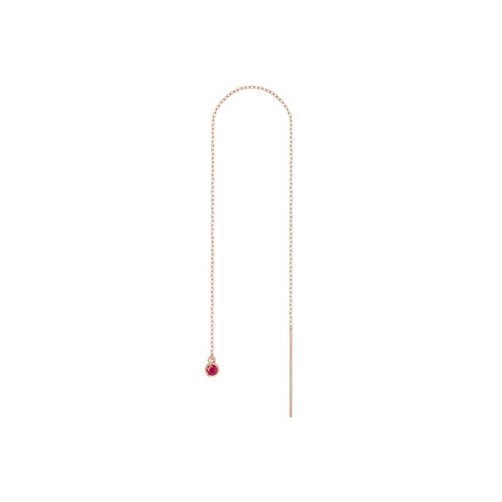 Birthstone Ear Chain Threader