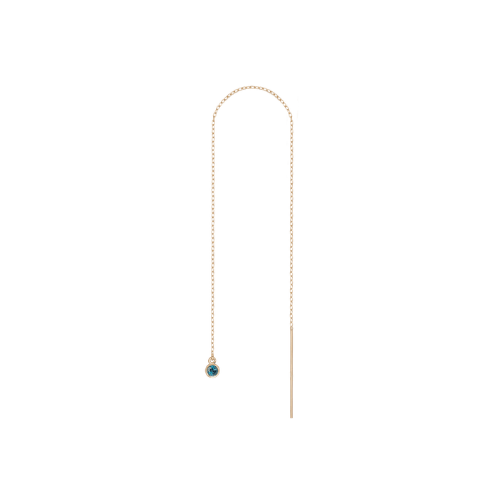 Birthstone Ear Chain Threader