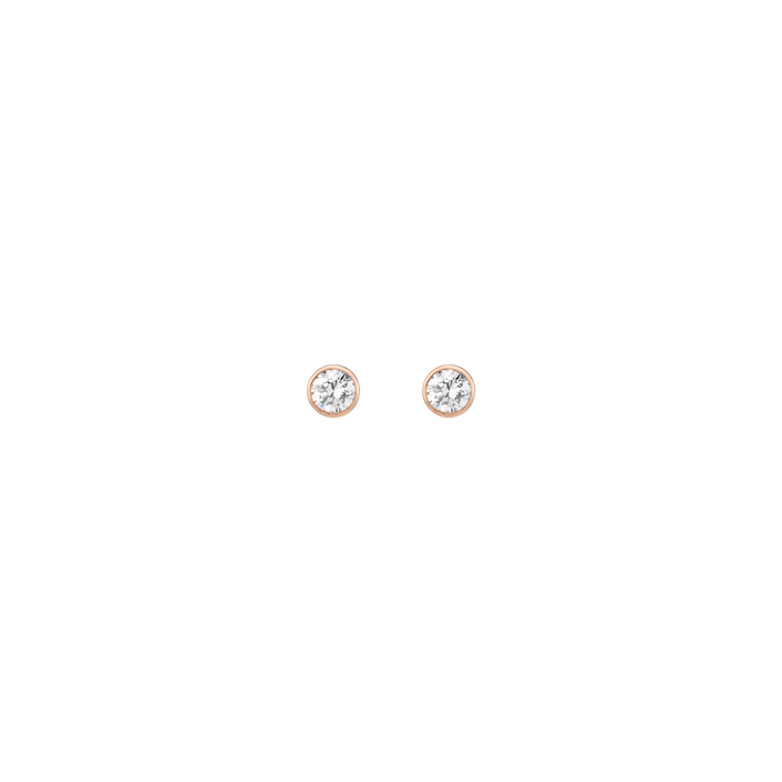 XXL Diamond Bezel Studs