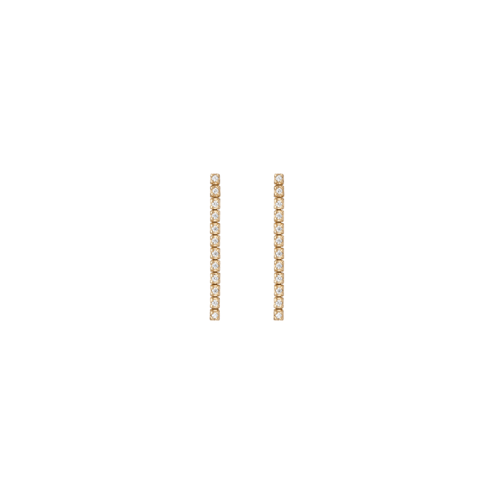 Dazzling Diamond Tennis Earrings Small