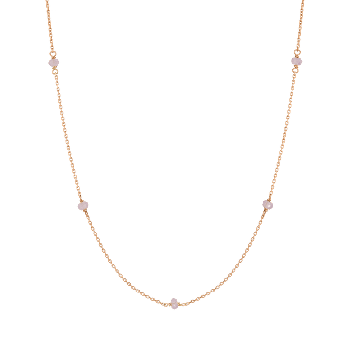 Endless Gemstone Station Necklace